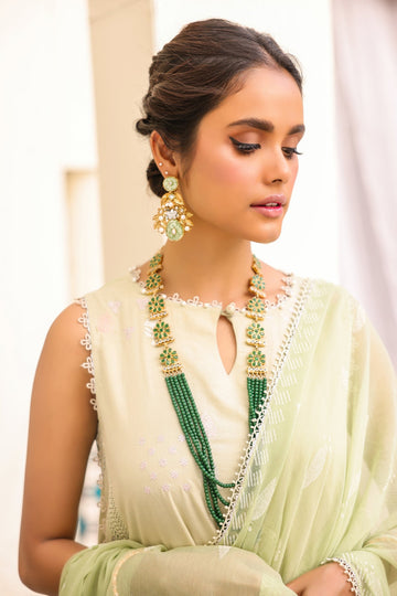 Alkaram ED-14B-23-Mint Meraki Chikenkari Collection Online Shopping